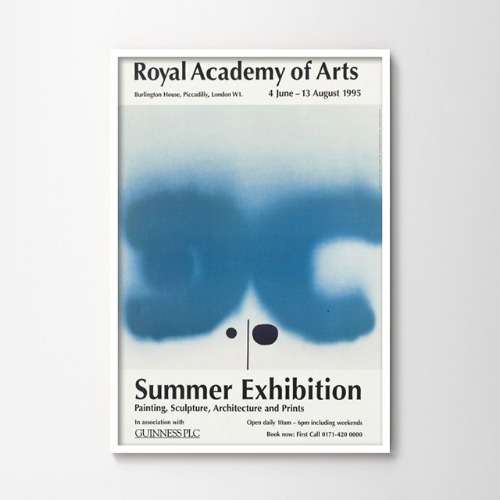 Summer Exhibition 1995 인테리어 전시 포스터 액자